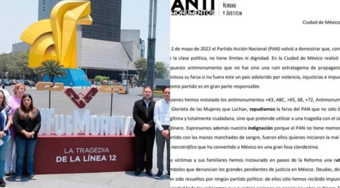 #MetroBusCDMX ESTACIÓN: #MatrixTelevisionMx POLÍTICA: Colectivos rechazan antimonumento del #PAN a víctimas de la Línea 12 del Metro #EsNoticia #NoticiasMatrixResurrección #MediosPublicos #LaTelevisionConVida